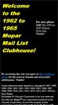 Mobile Screenshot of 1962to1965mopar.ornocar.org
